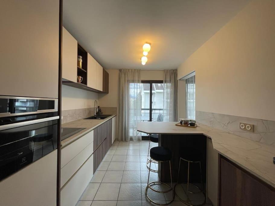 Le Mont-Veyrier, Parking Et Vue Apartment Анси Екстериор снимка